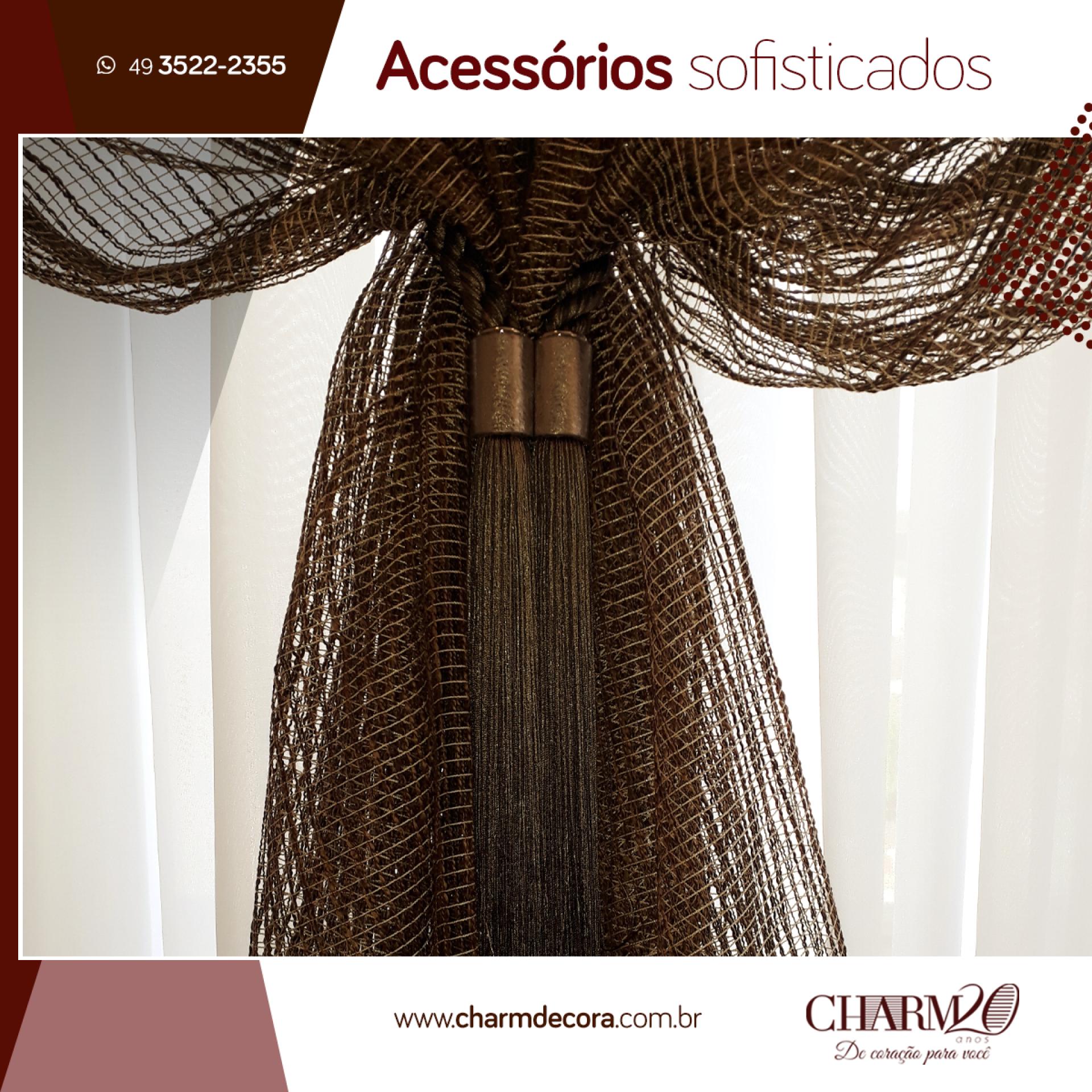 Acessórios sofisticados