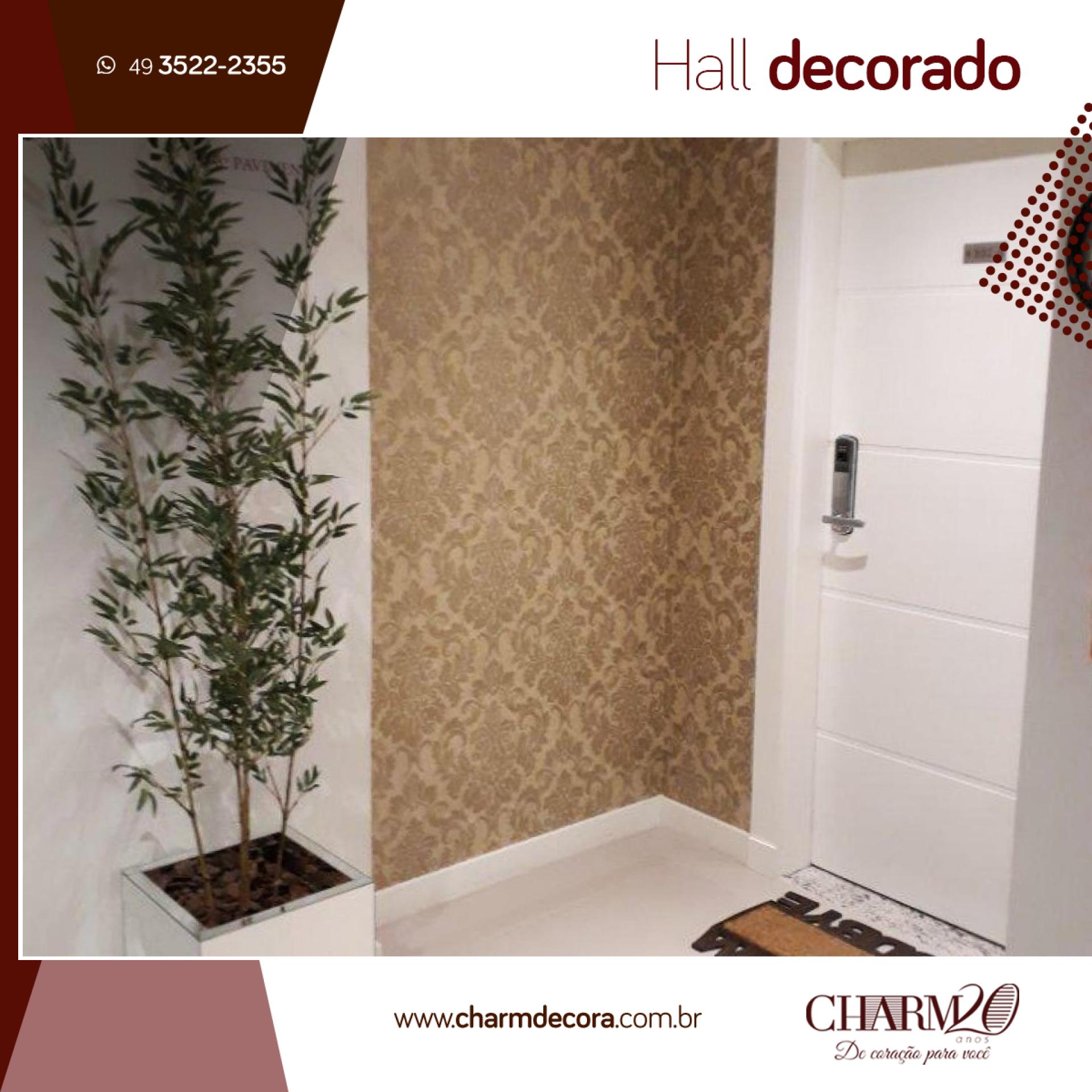 Hall decorado