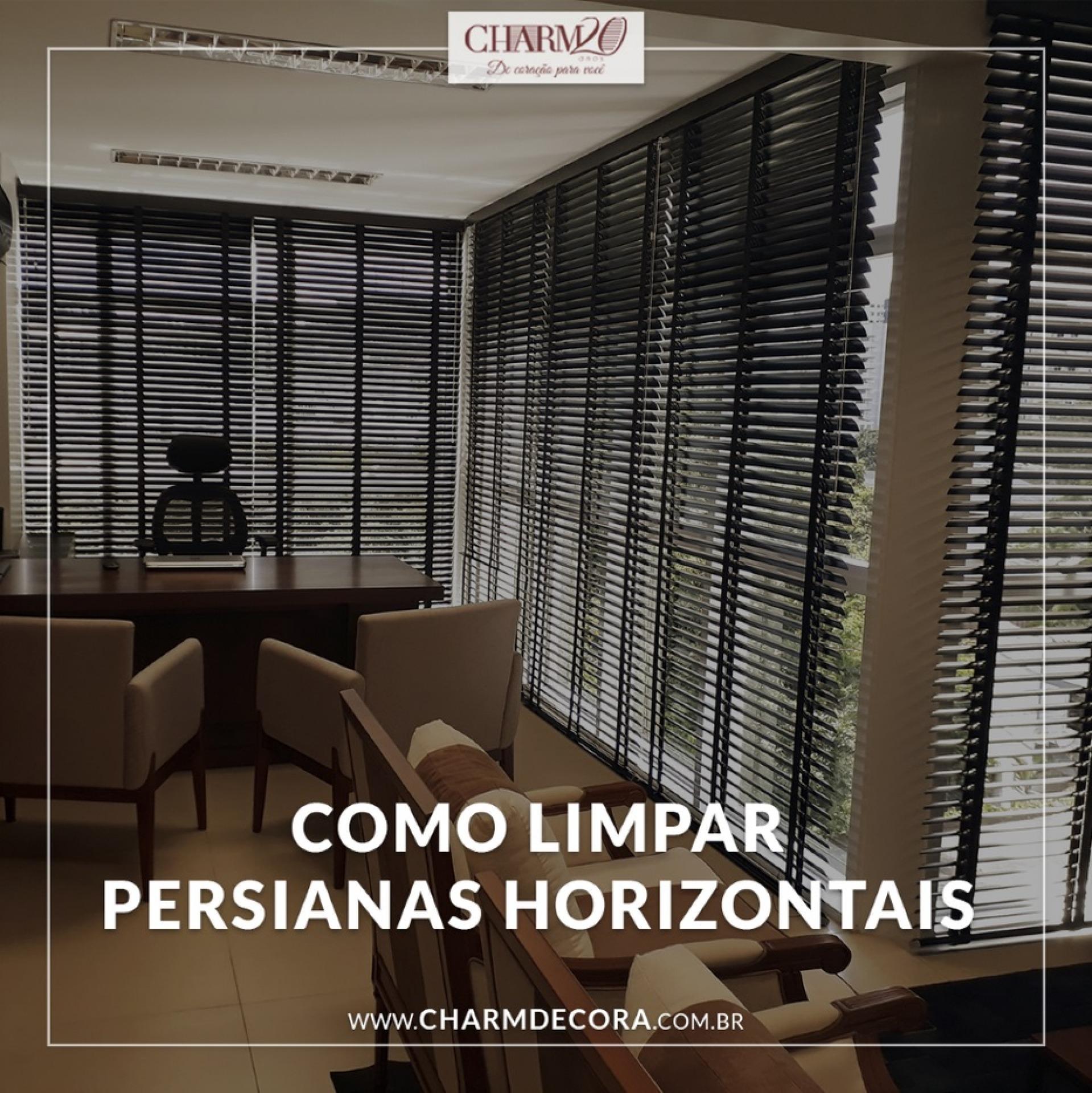 Como limpar persianas horizontais!