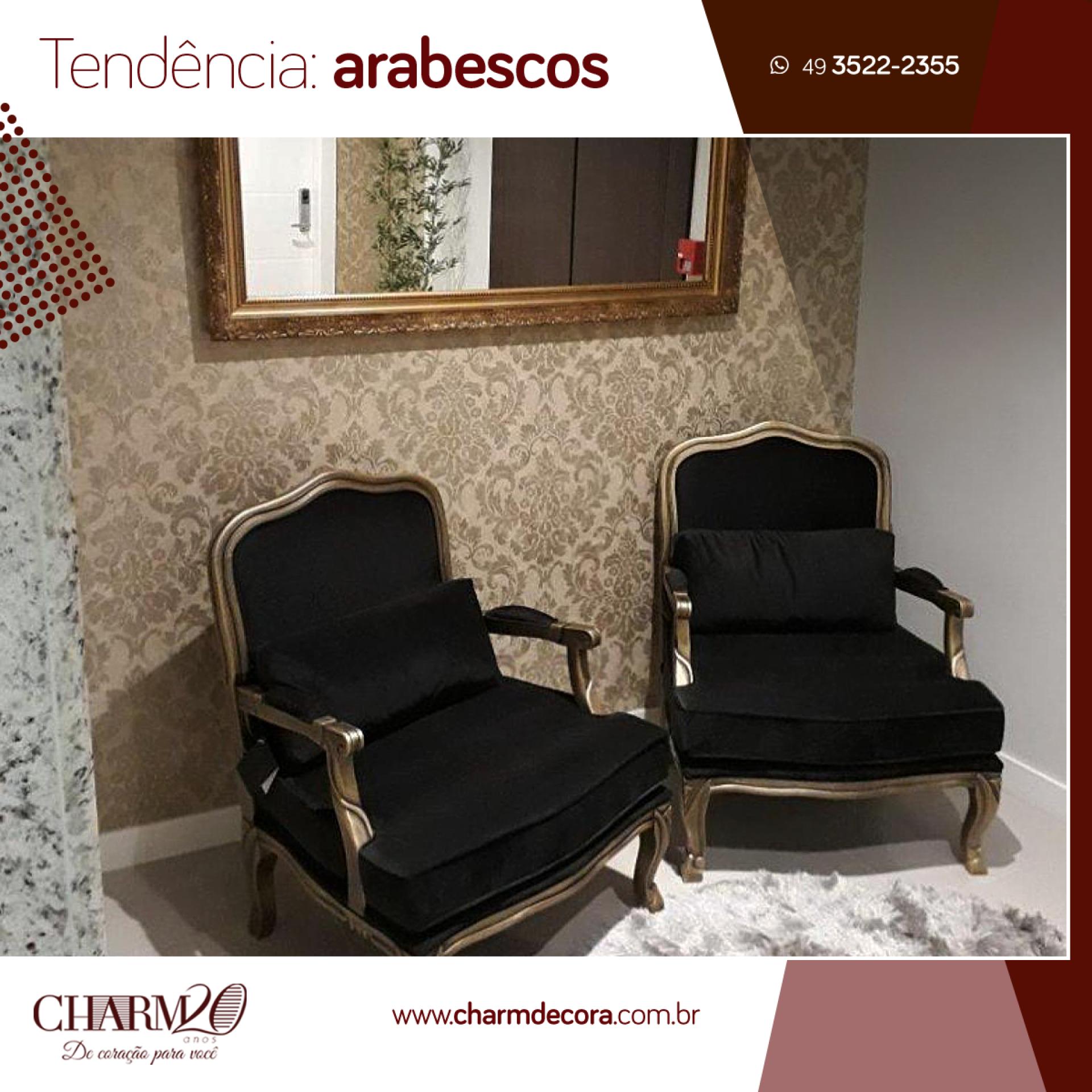 Tendência: arabescos