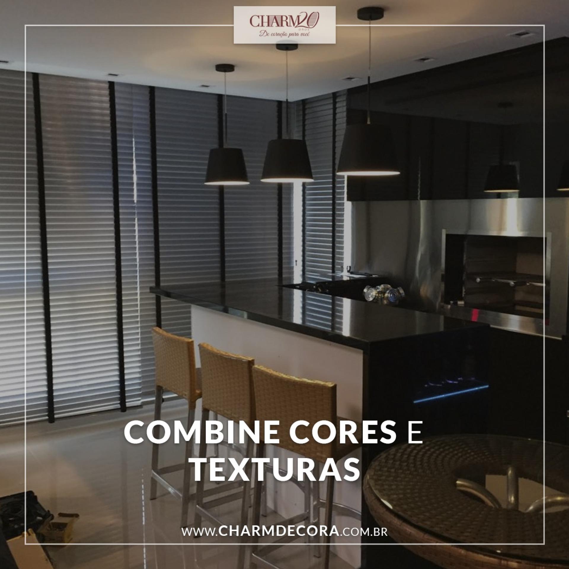 Combine cores e texturas