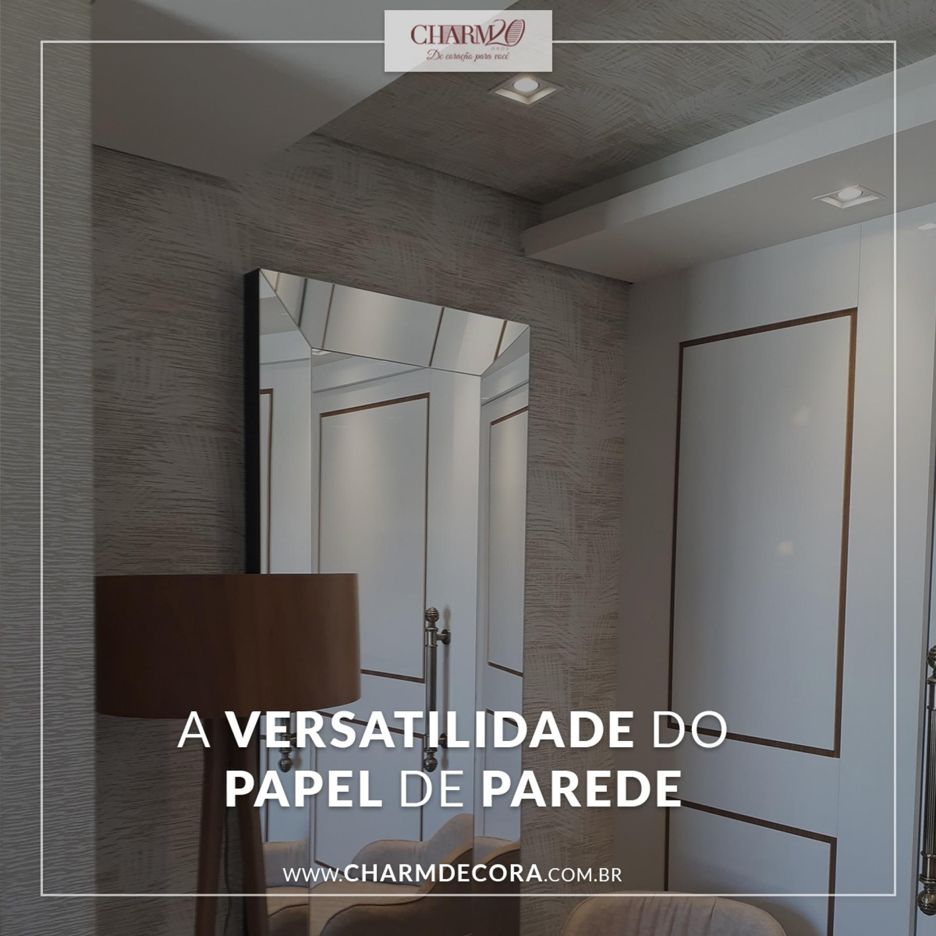 A versatilidade do papel de parede