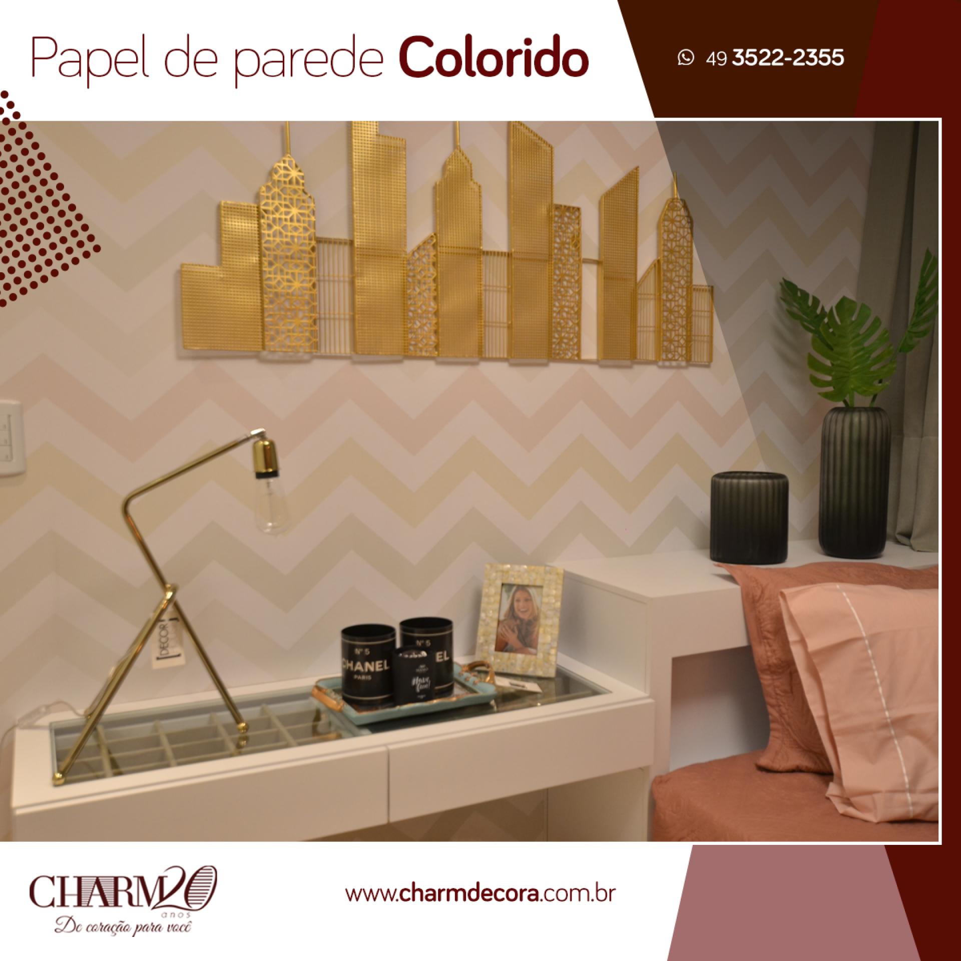 Papel de parede colorido