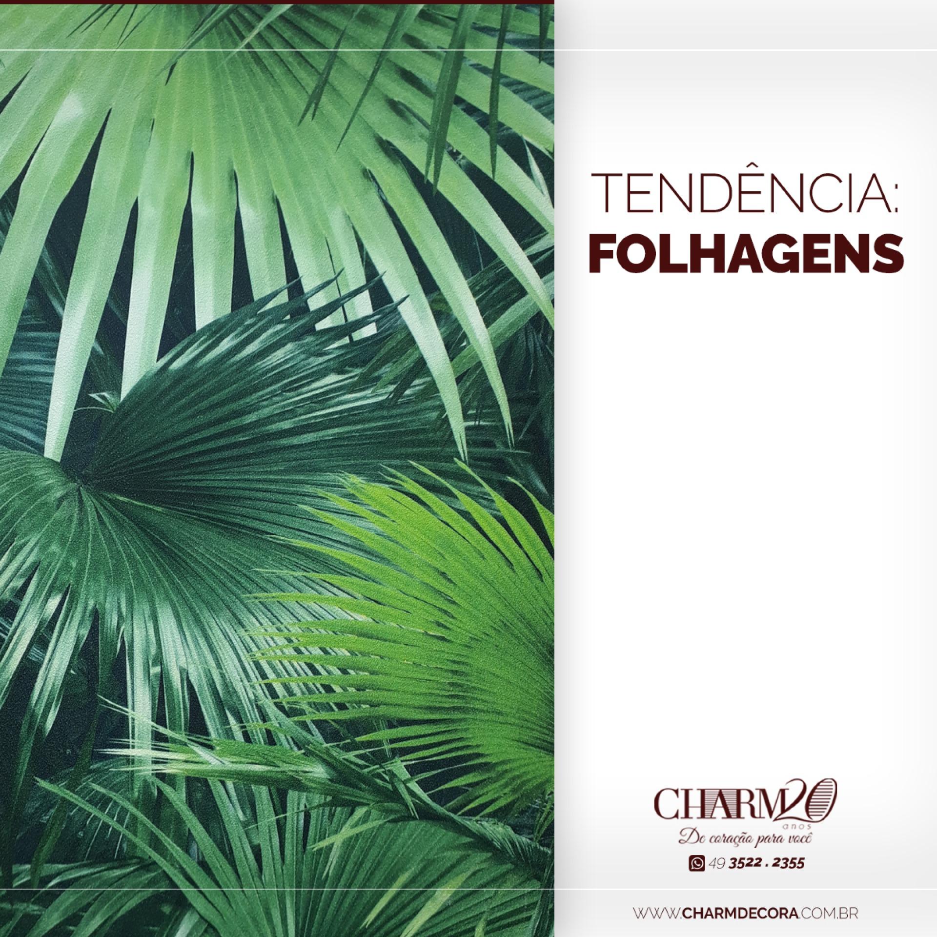 Tendência: folhagens