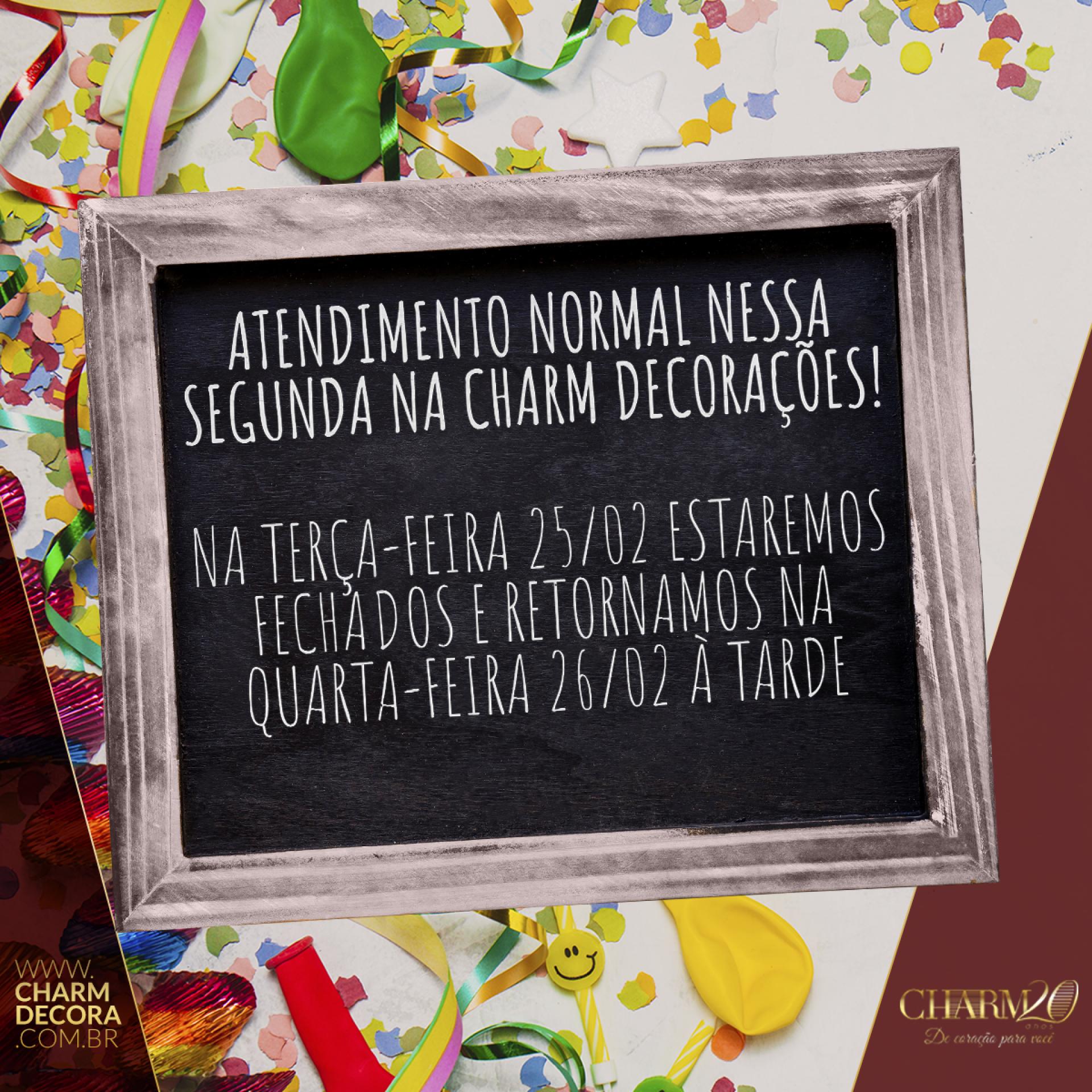 Aviso: atendimento normal