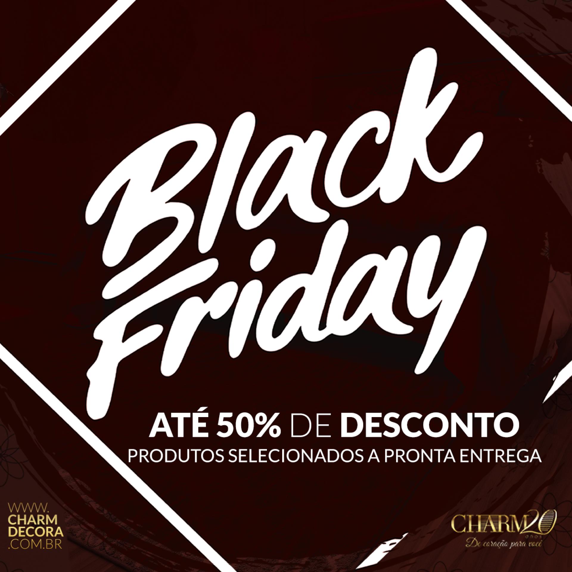 Semana Black Friday Charm Decorações