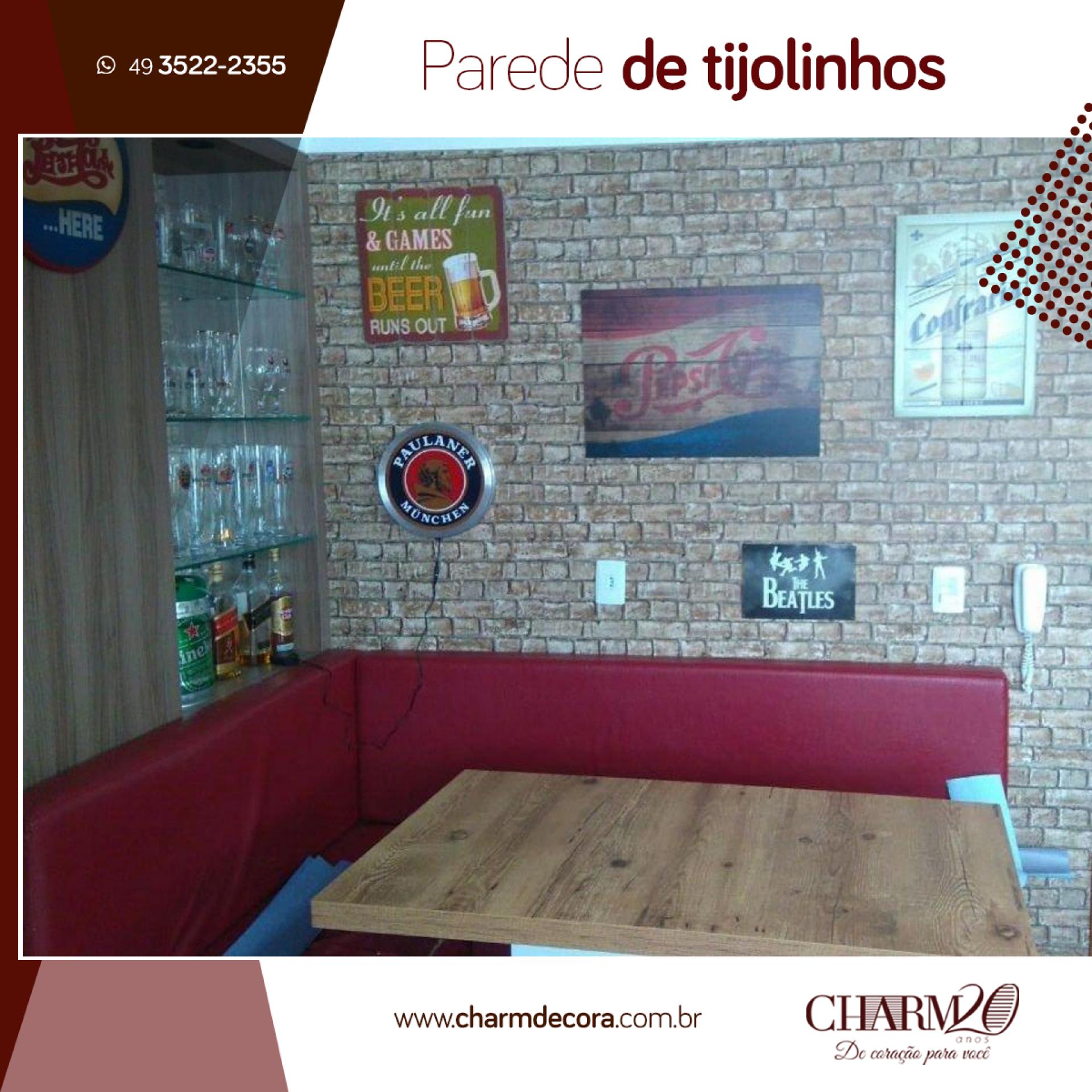 Parede de tijolinhos