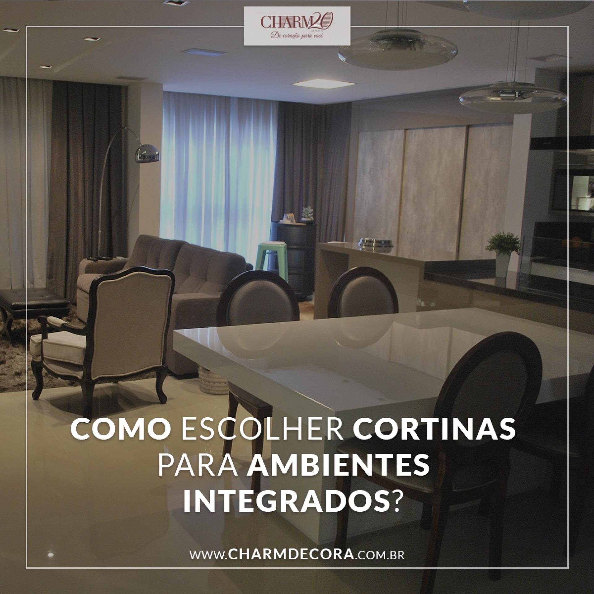 Como escolher cortinas para ambientes integrados?