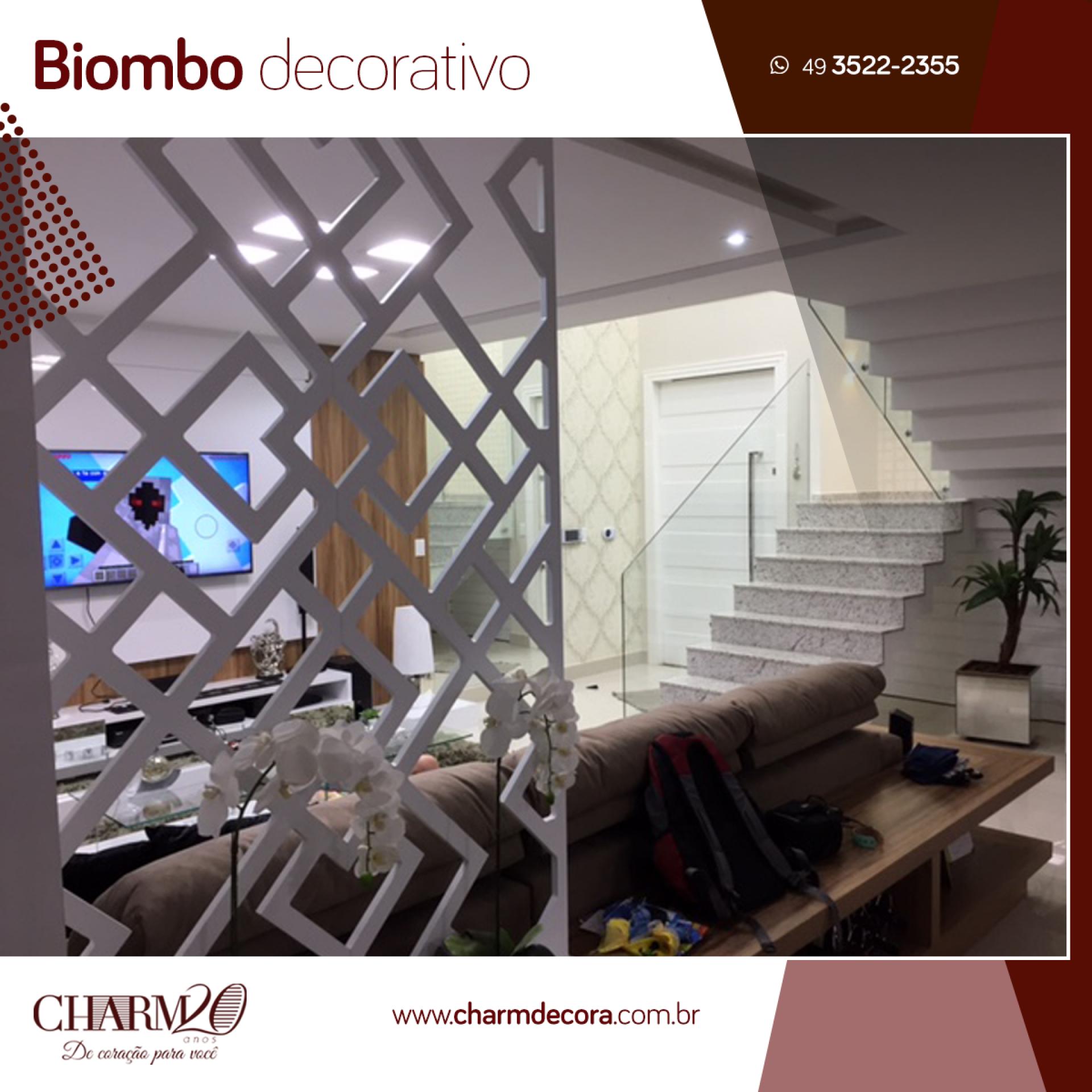 Biombo decorativo