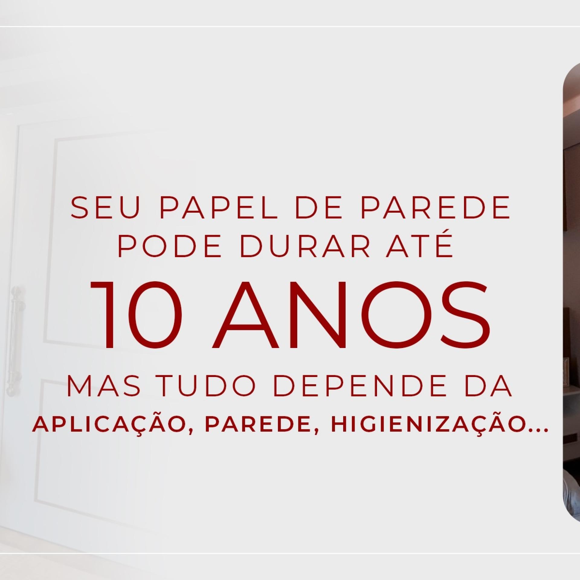 Quanto tempo dura um Papel de parede?