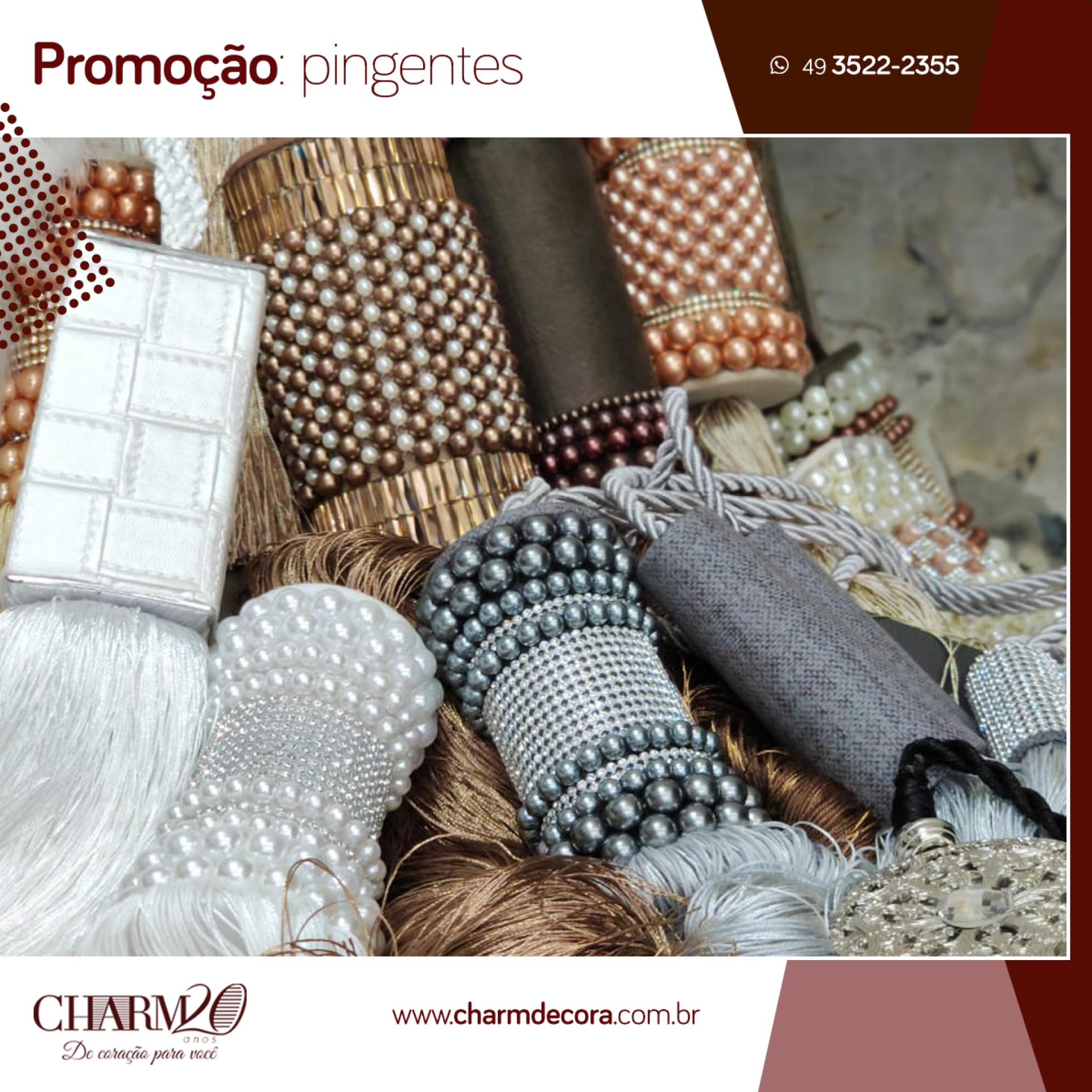 Promoção: pingentes 