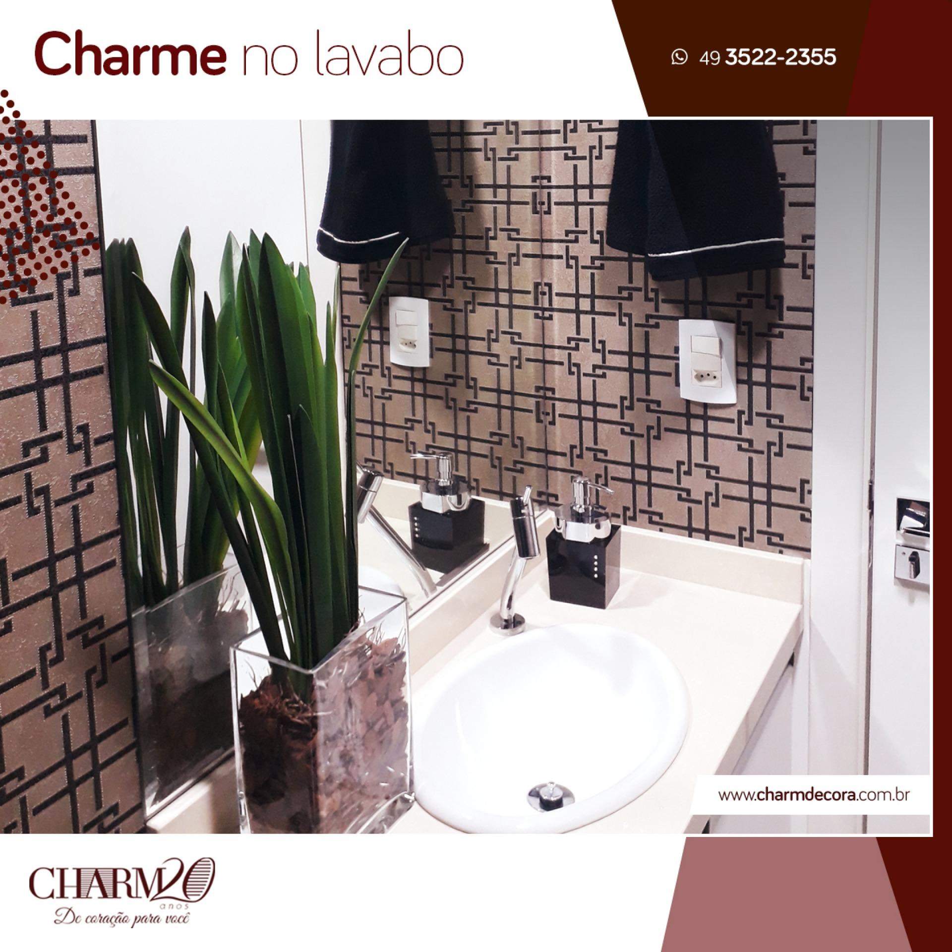Charme no lavabo