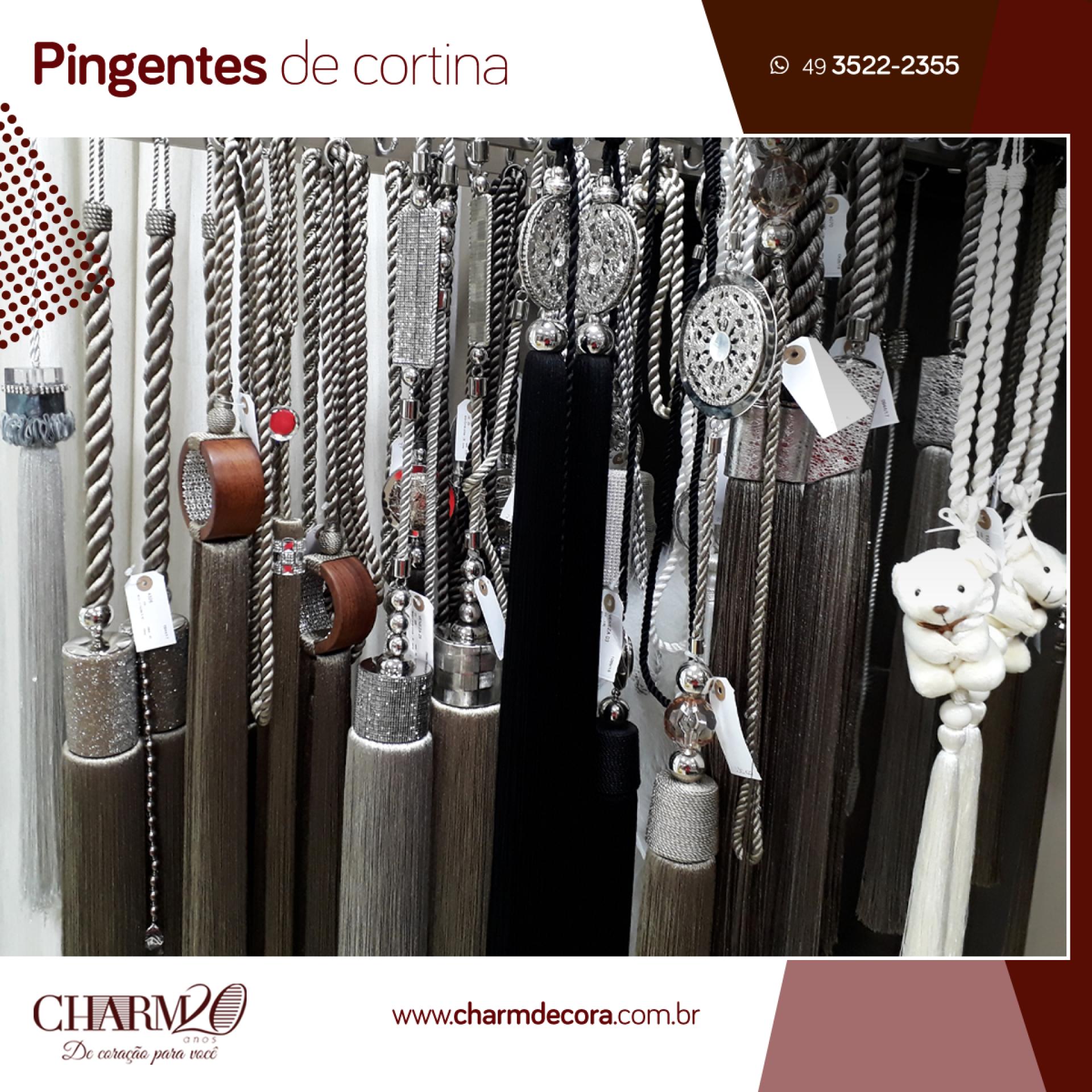 Pingentes de cortina